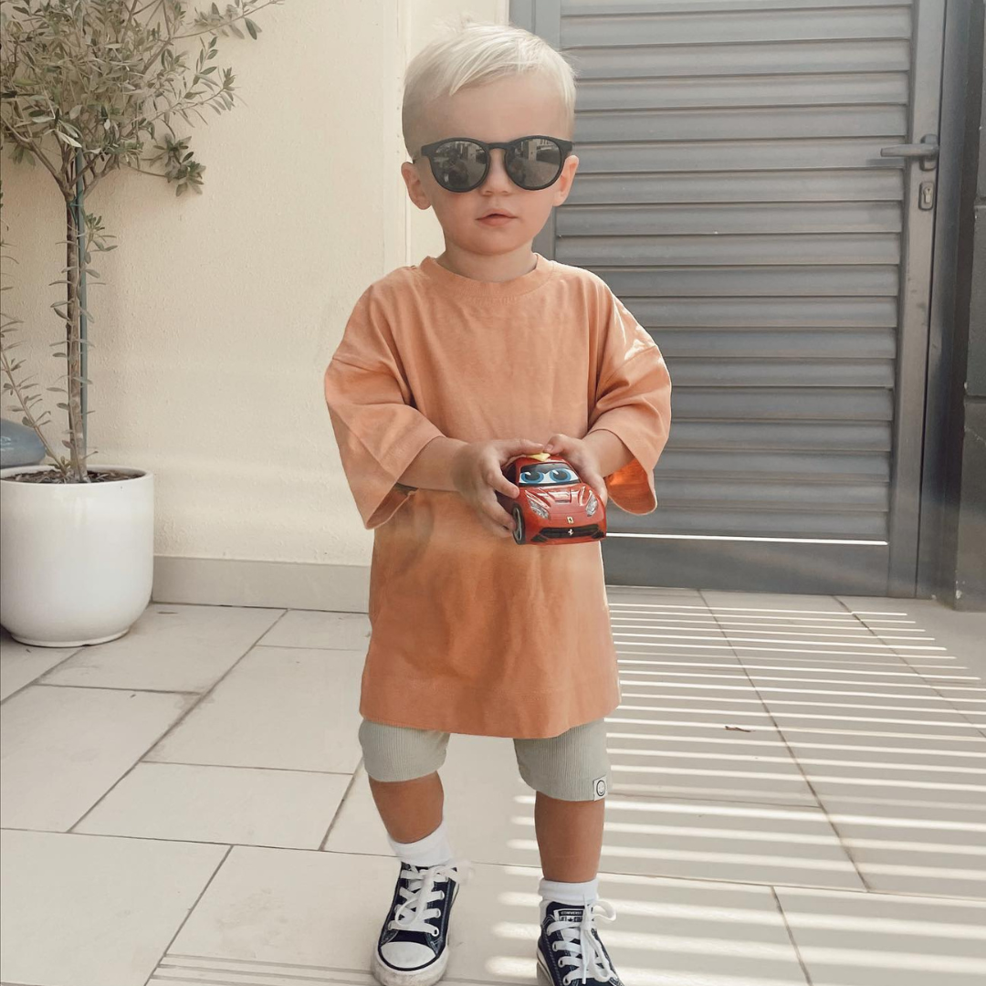 Sydney - Kids Black Sunglasses