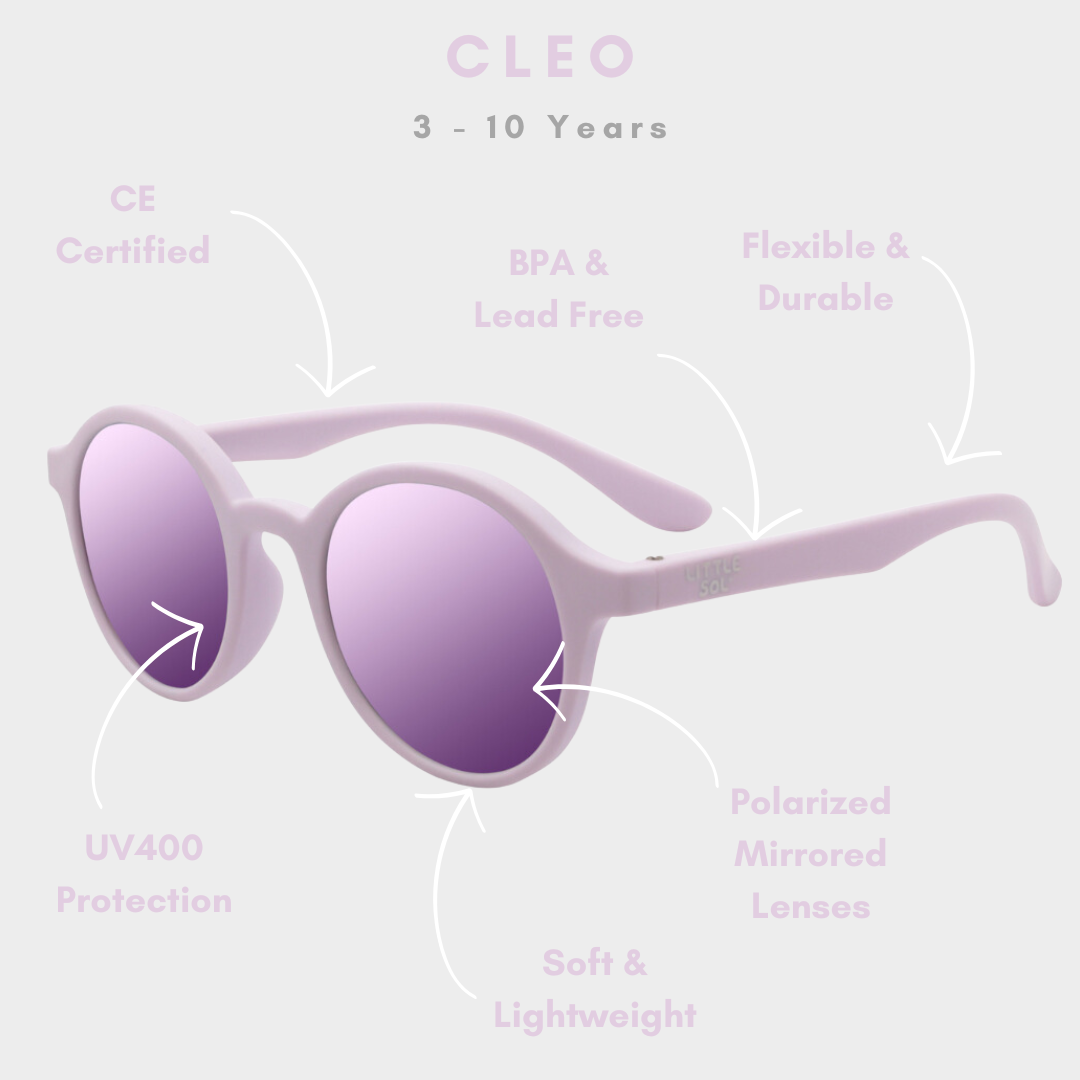 Purple Pop Sunglasses + Strap