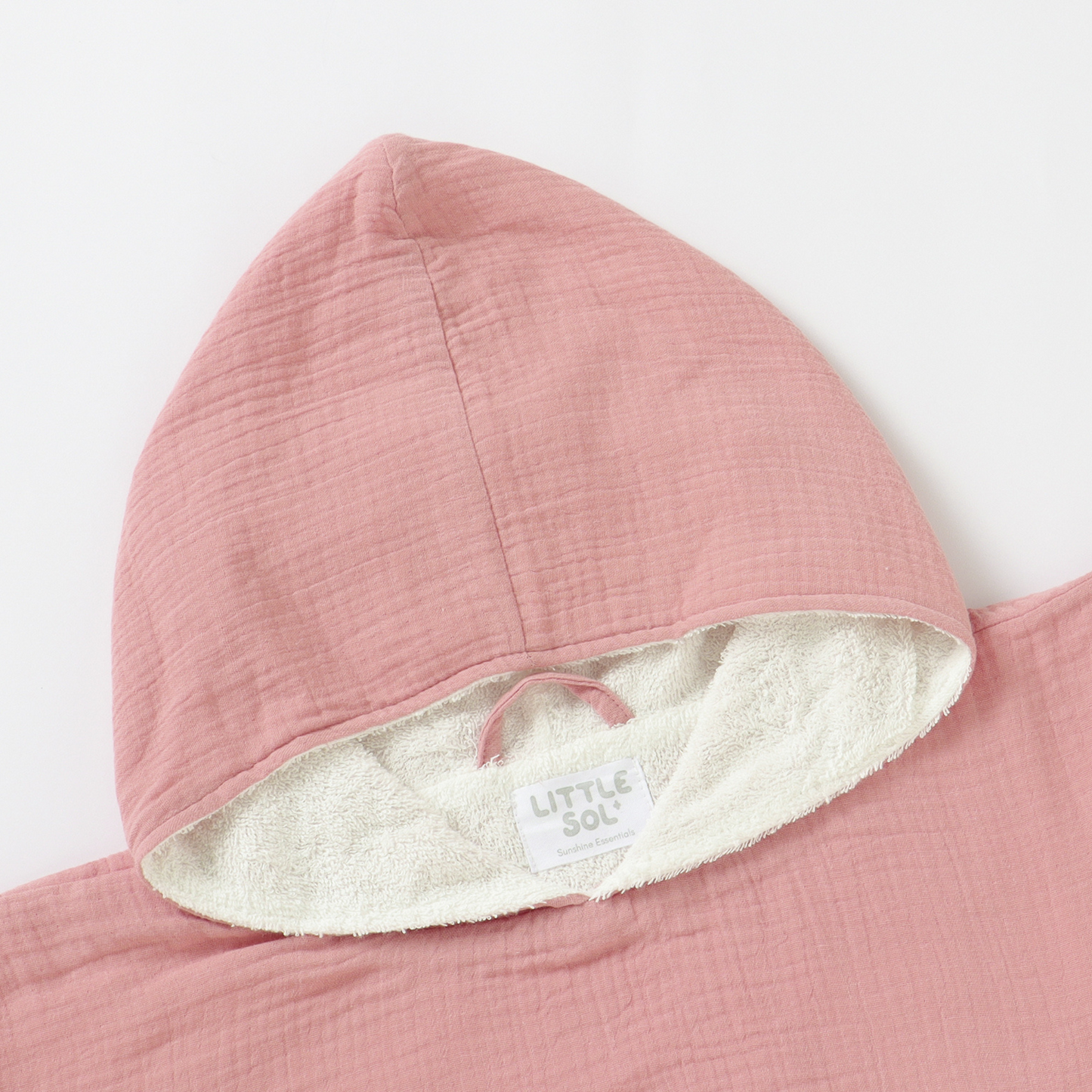 Hooded Beach Towel - Coral Pink (2-6 Years)