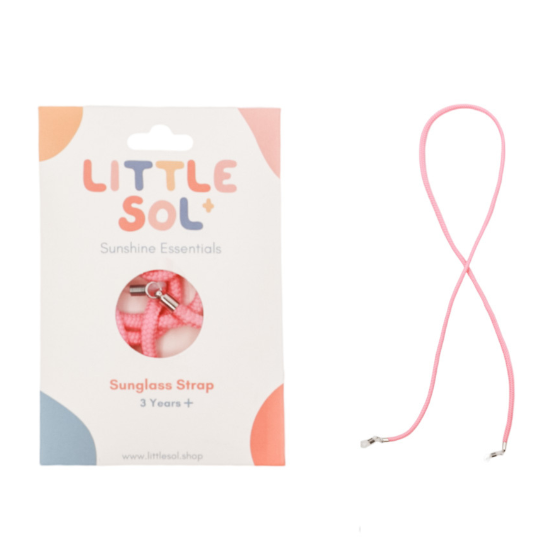 Pink Love Heart Sunglasses + Strap