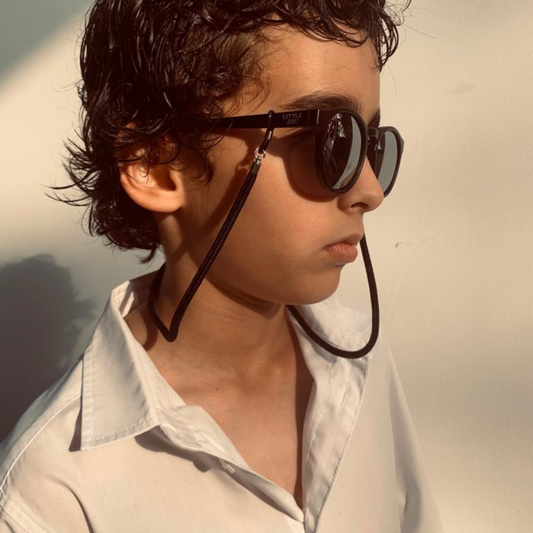 Midnight Matte Sunglasses + Strap