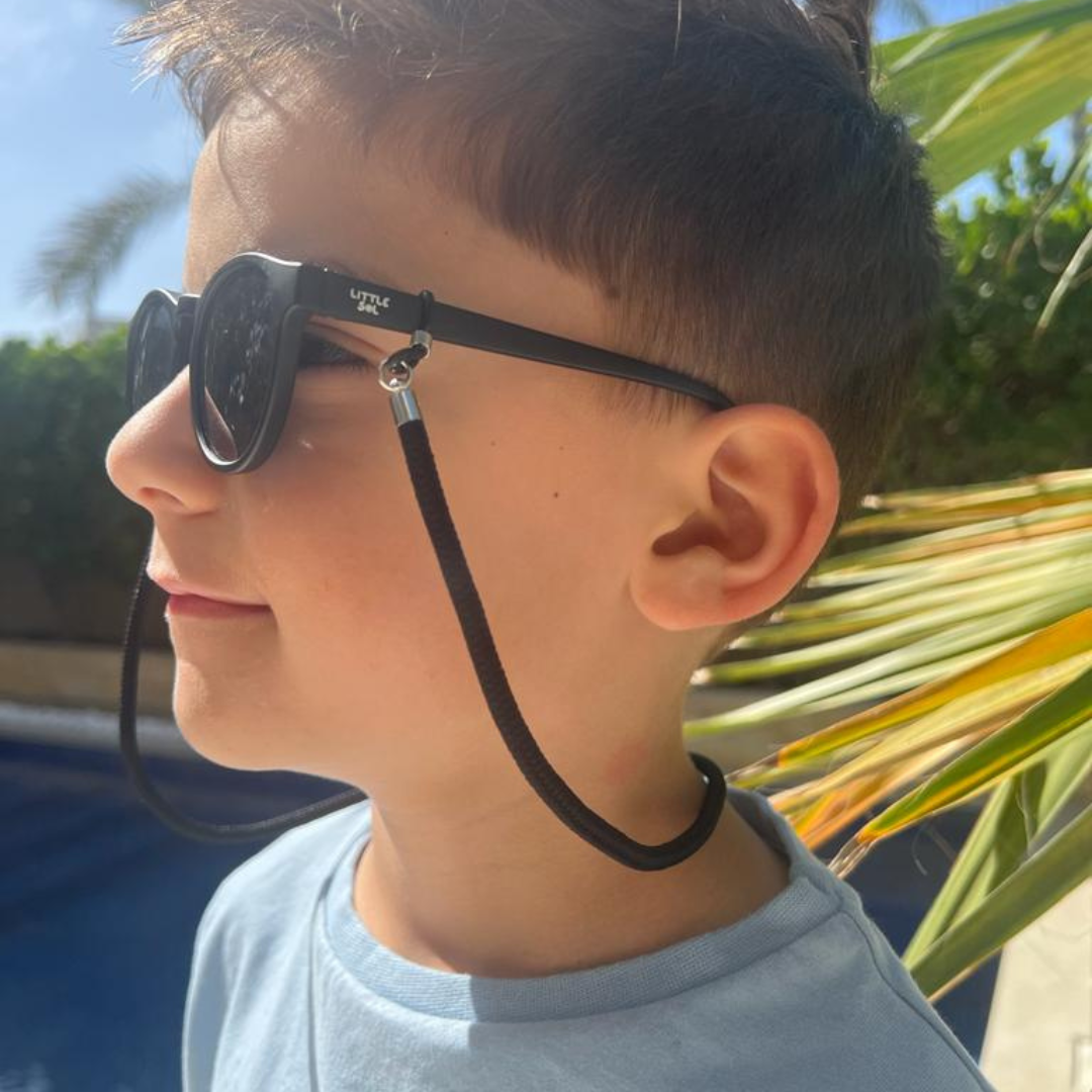 Midnight Matte Sunglasses + Strap