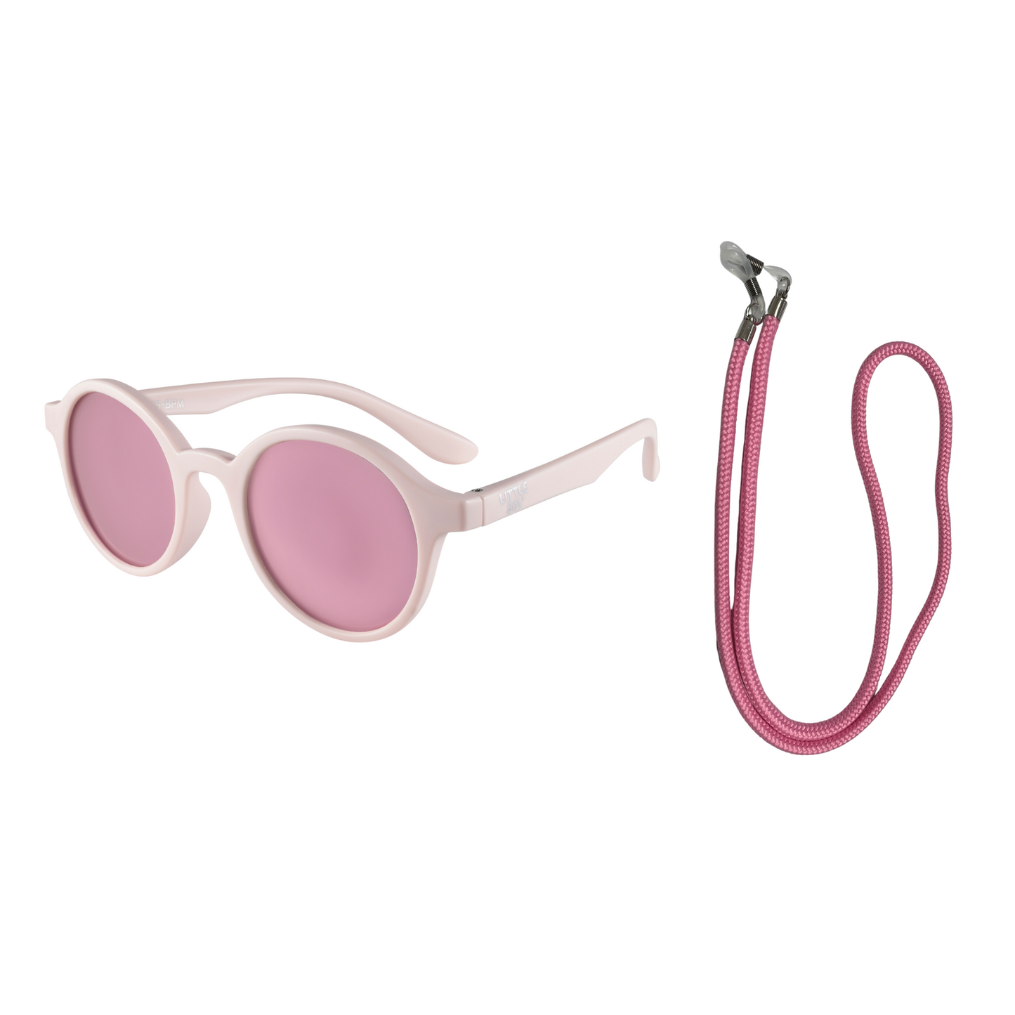 Pink Love Heart Sunglasses + Strap