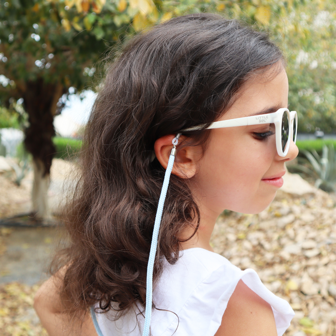 Frost White Sunglasses + Strap