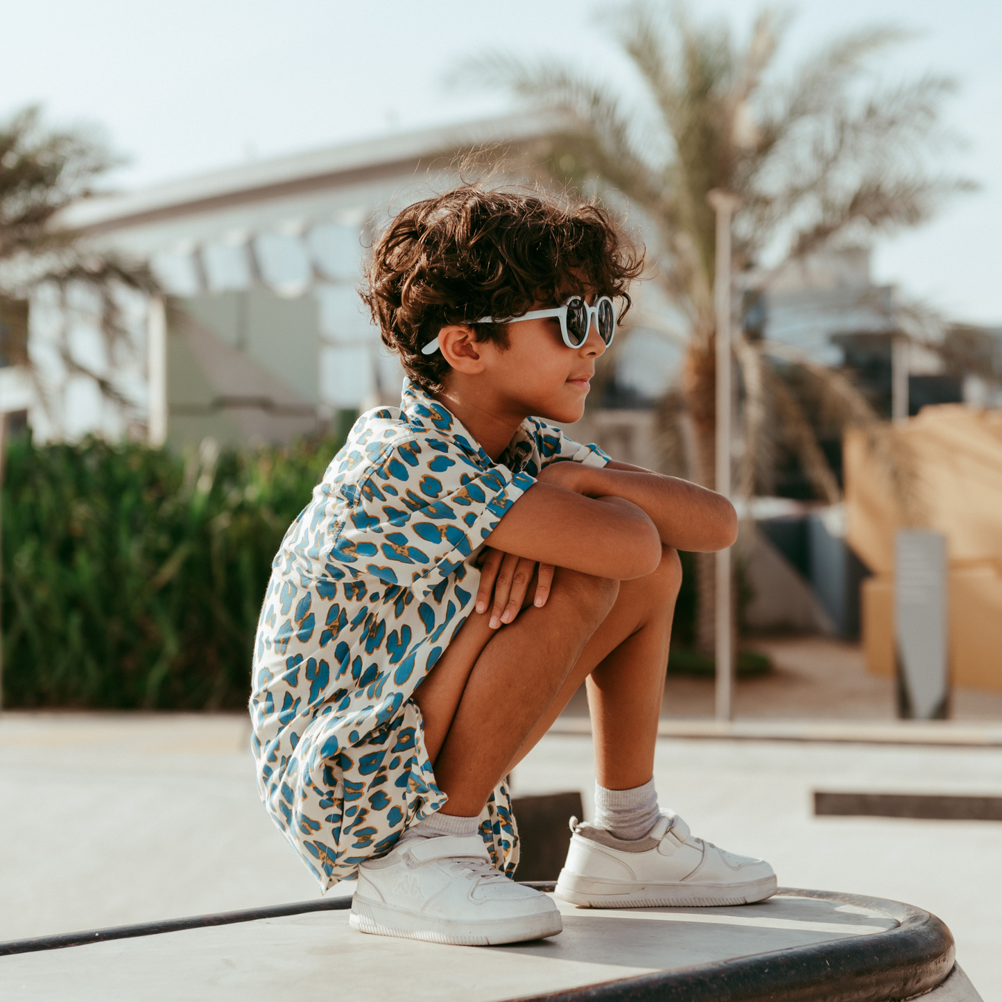 Cleo - Baby Blue Kids Sunglasses