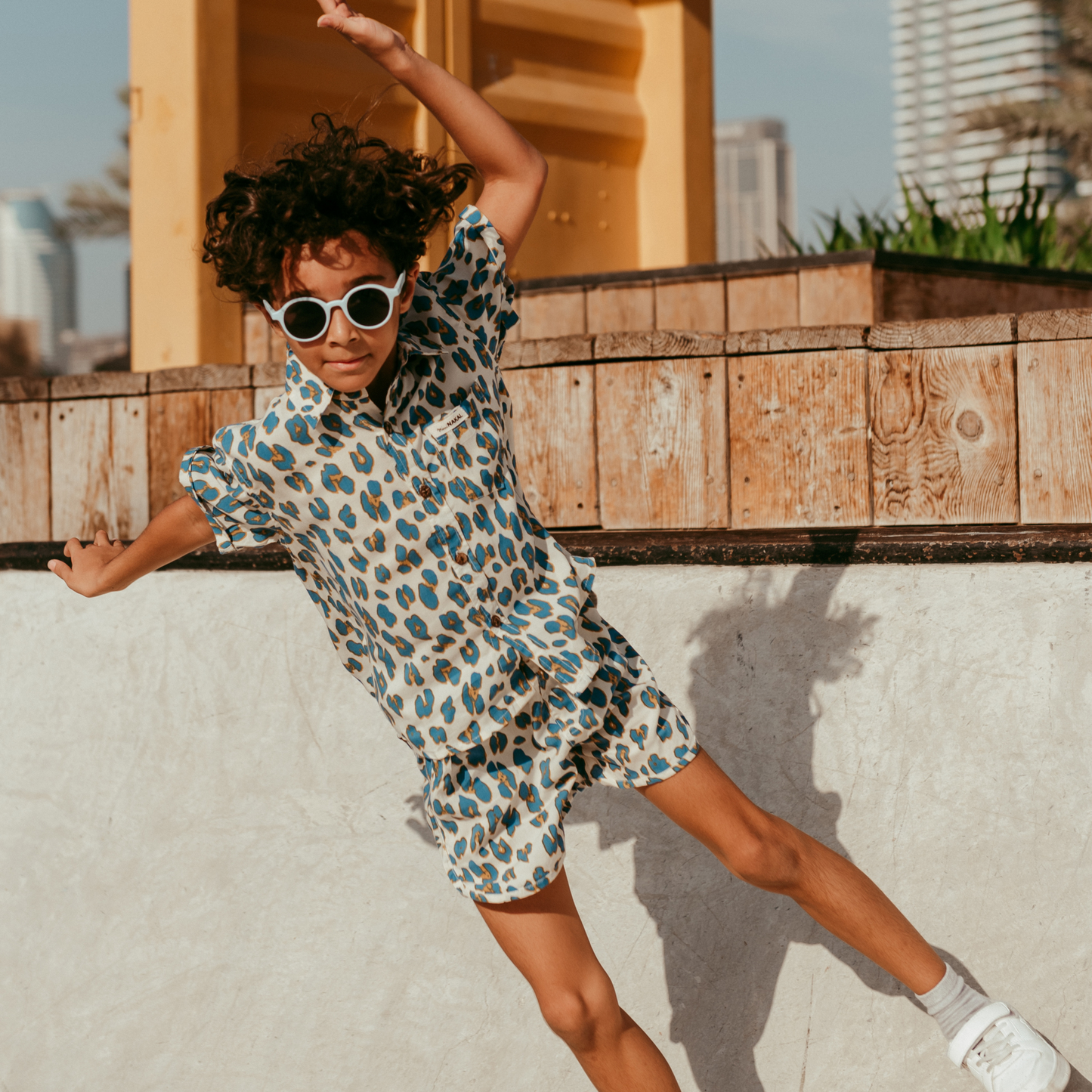 Cleo - Baby Blue Kids Sunglasses