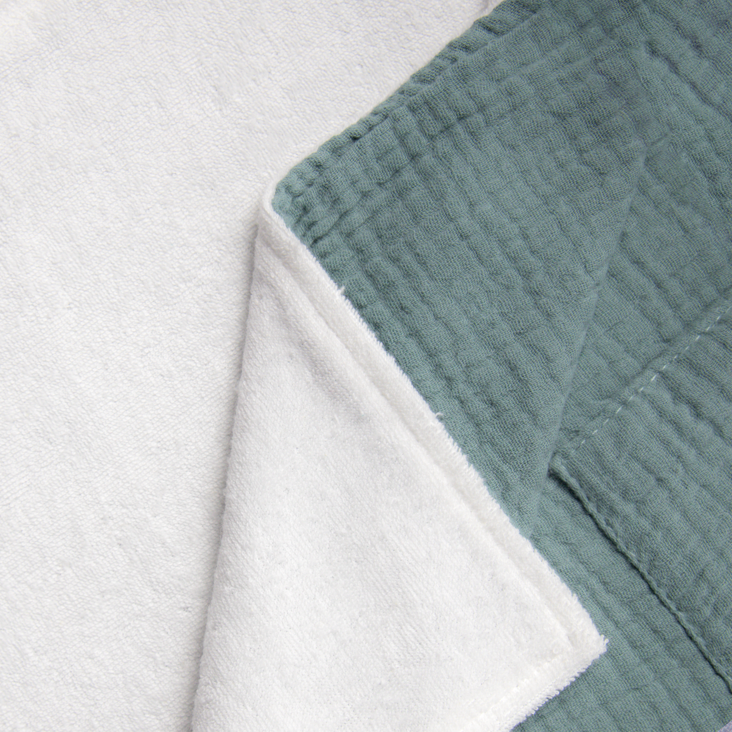 Organic Cotton Beach Towel - Ocean Green