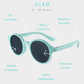 Cleo - Mint Kids Sunglasses
