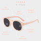 James - Peach Baby Sunglasses