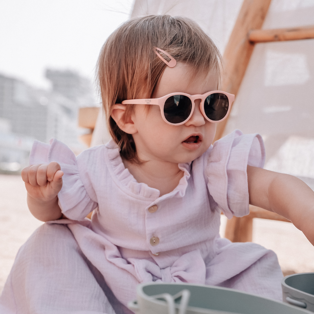 Little Sol James Peach Baby Flexible Sunglasses 0 3 years