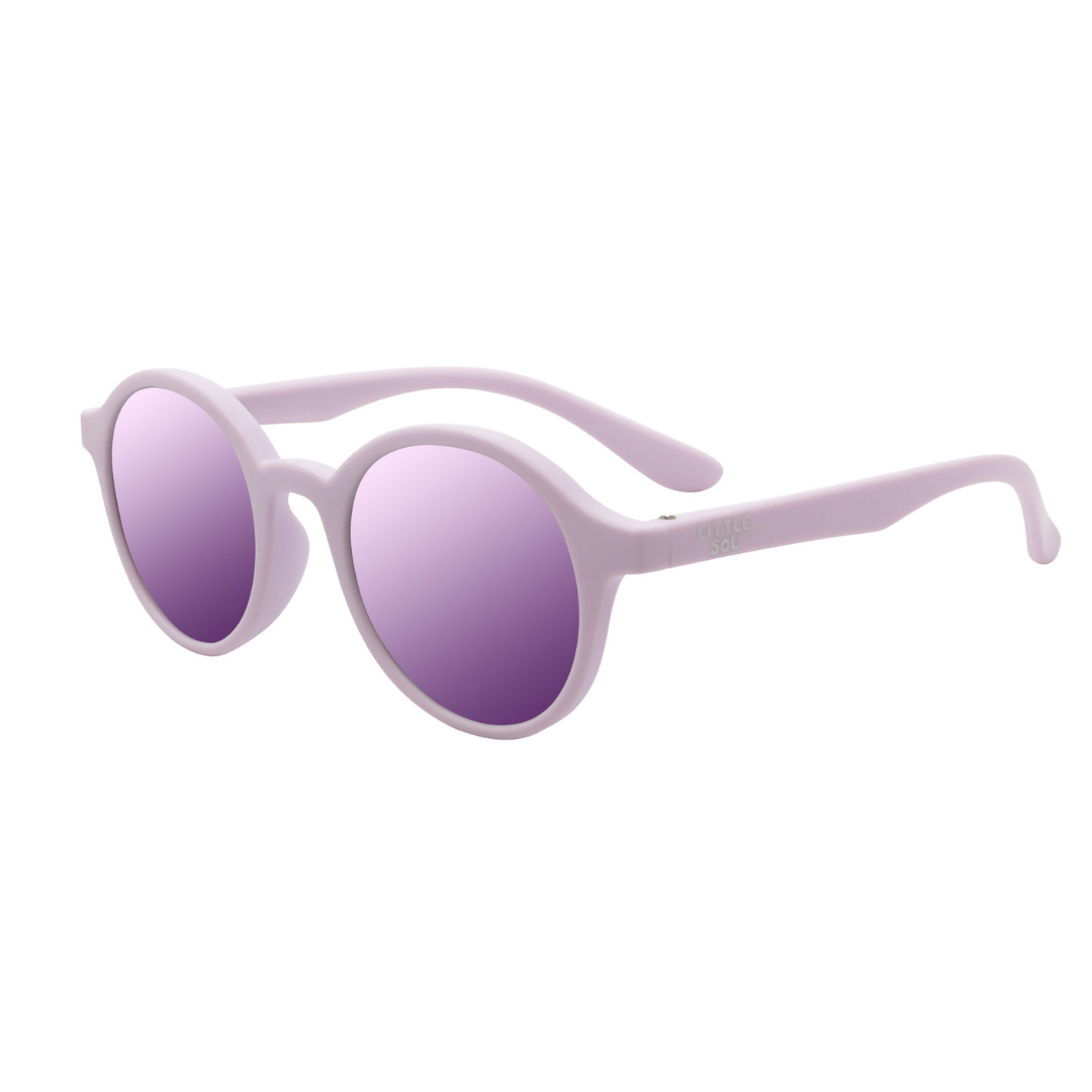 LITTLE SOL+ | Cleo - Purple Mirrored Kids Sunglasses| Age 3-10