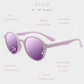 Cleo - Purple Mirrored Kids Sunglasses