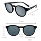 Sydney - Black Mirrored Kids Sunglasses