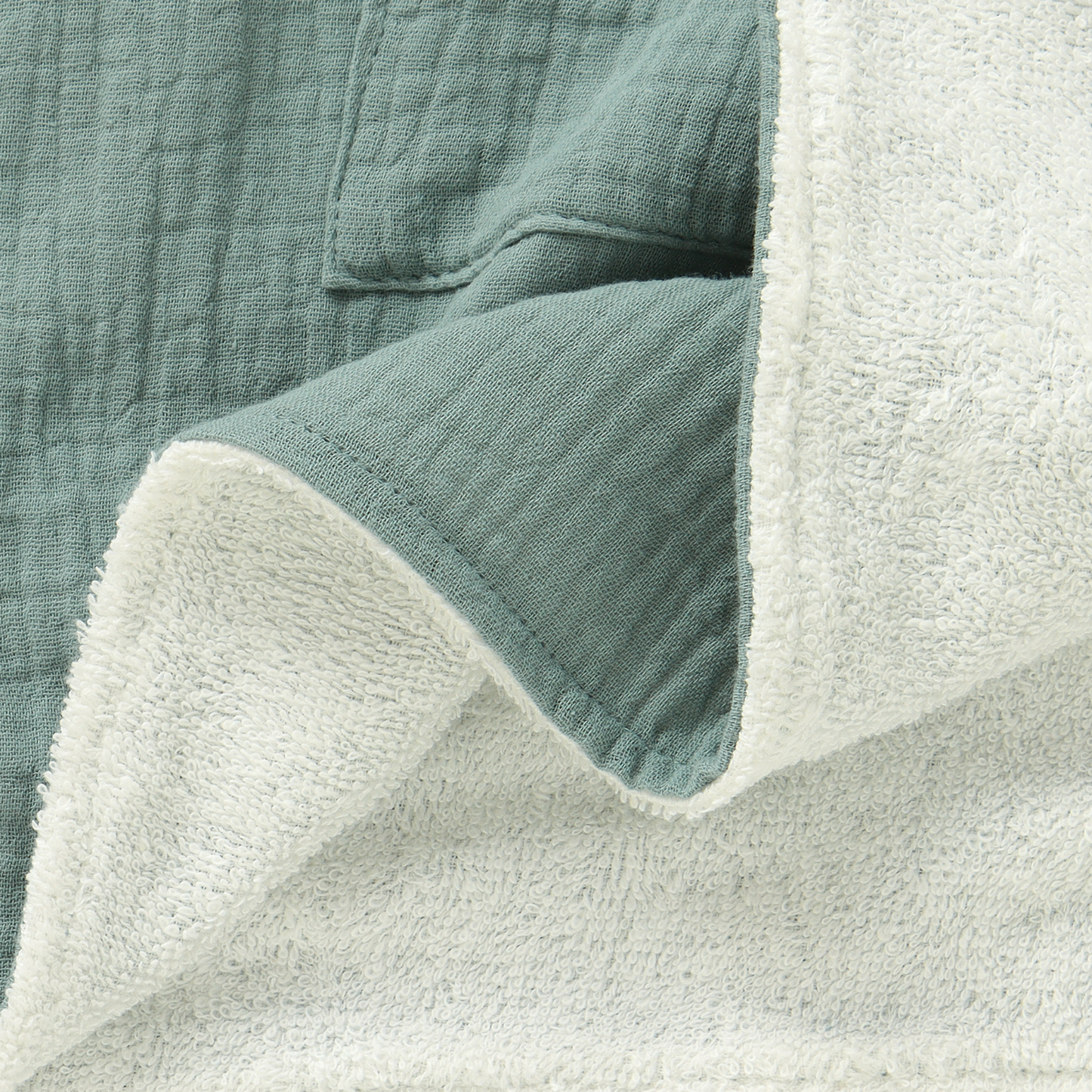 Hooded Beach Towel - Ocean Green (6-10 Years)