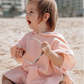 Hooded Beach Towel -                              Soft Pink (0-2 Years)