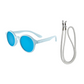 Electric Blue Sunglasses + Strap