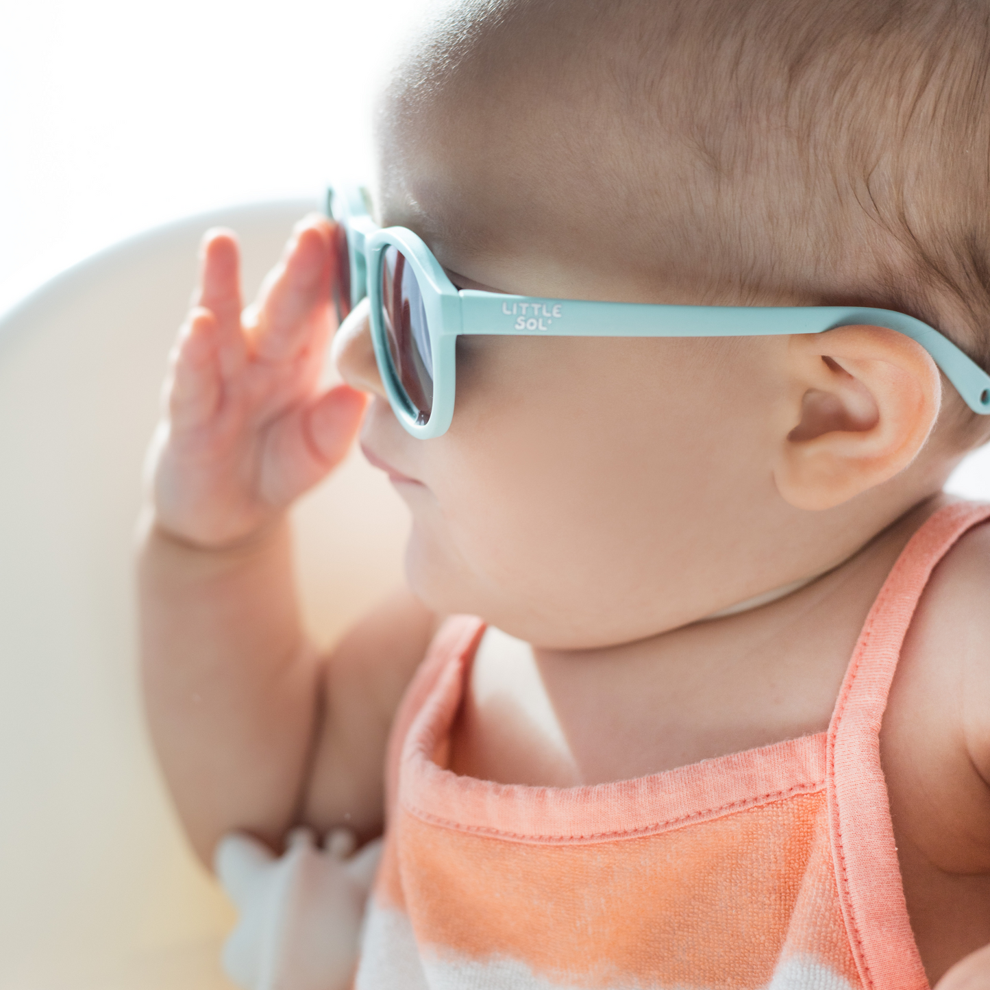 James - Seafoam Baby Sunglasses