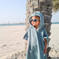 Organic Cotton Beach Towel - Ocean Green